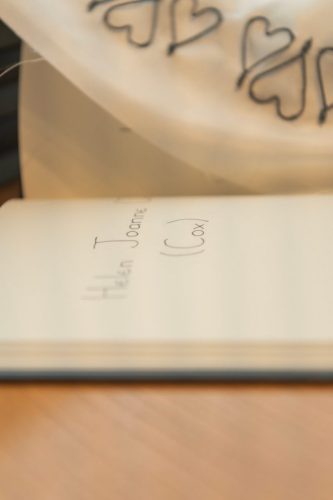 book viewed from side